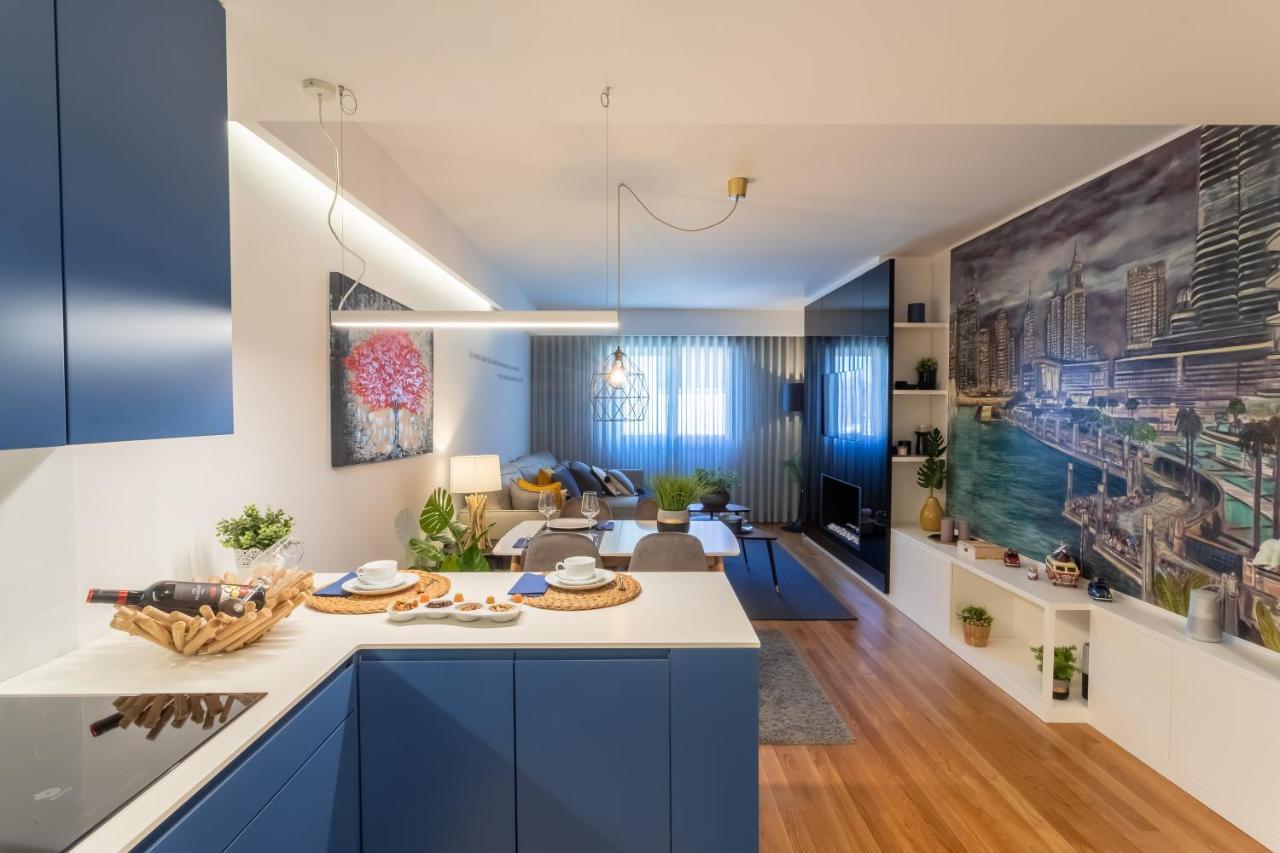 Impresionante Apartamento En Plaza De Galicia Vilagarcia de Arousa Exterior foto